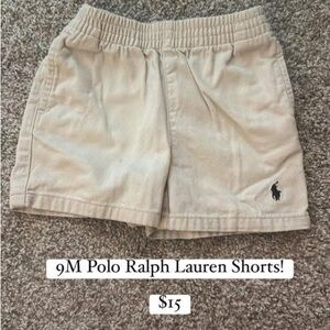 Polo by Ralph Lauren Cream Kids Casual Shorts